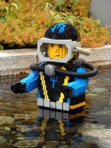Lego out of legos built photo