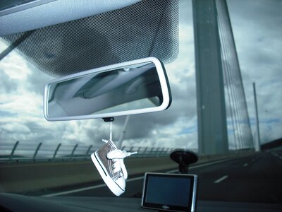 Car pont millau rear view mirror