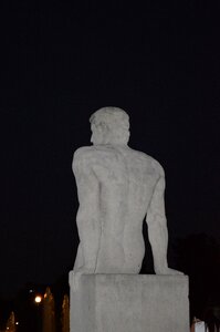 Statue stone carving man