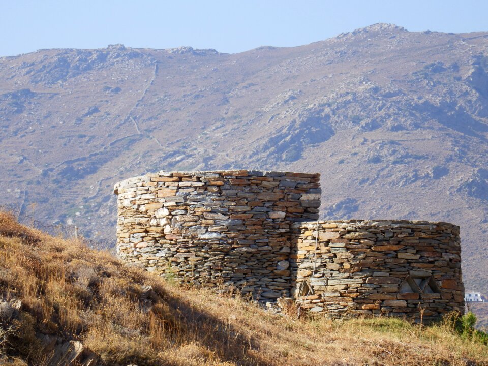 Rural countryside greece photo