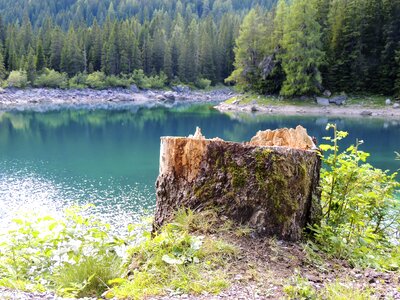 Lake mountain mountains photo