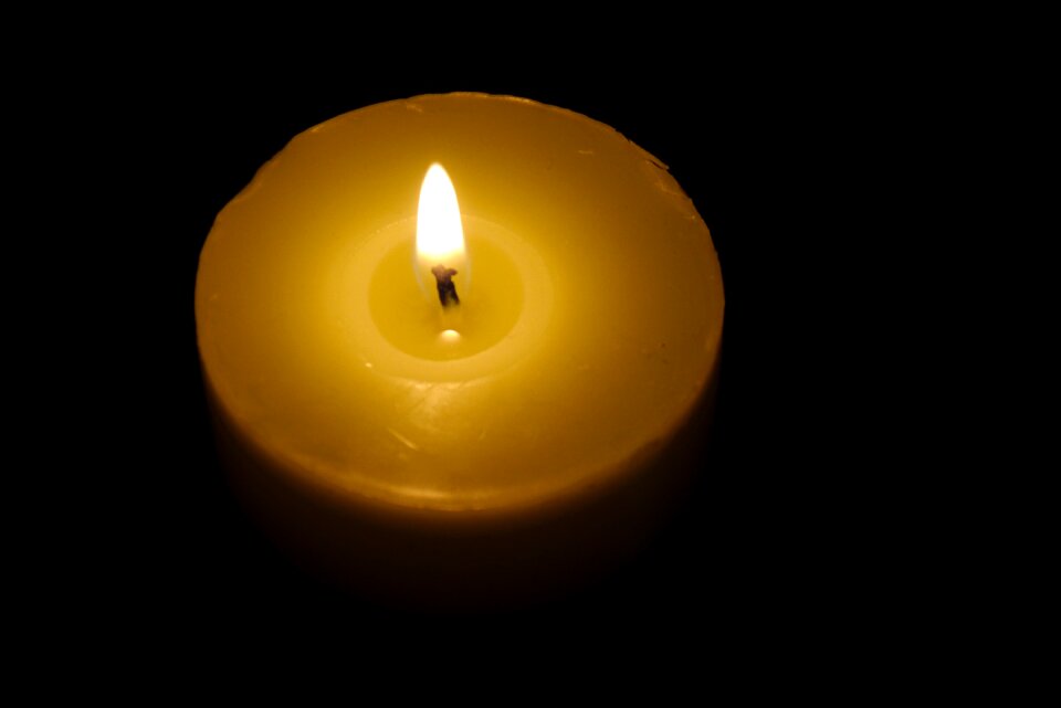 Flame black background yellow
