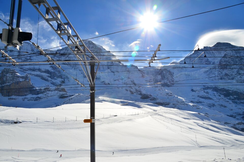 Snow mountin interlaken jungfrau