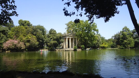 Italia rome villa borghese