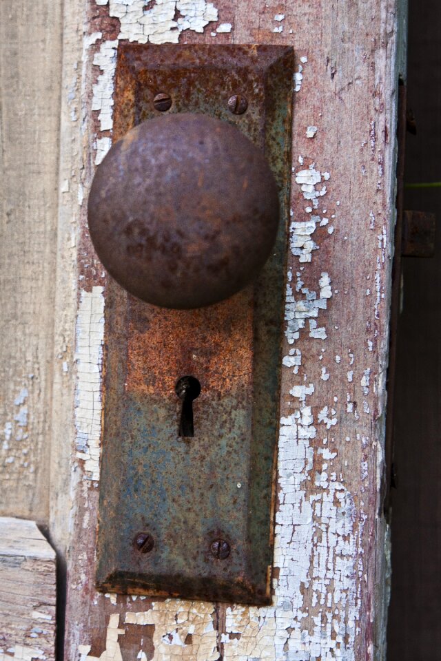 Lock key hole antique