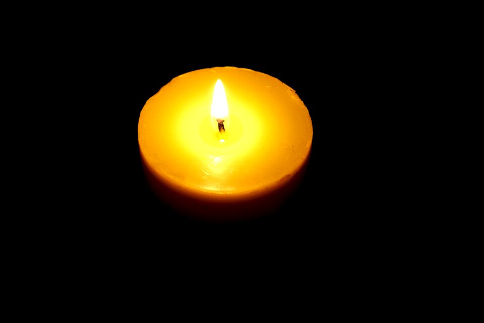 Flame black background yellow