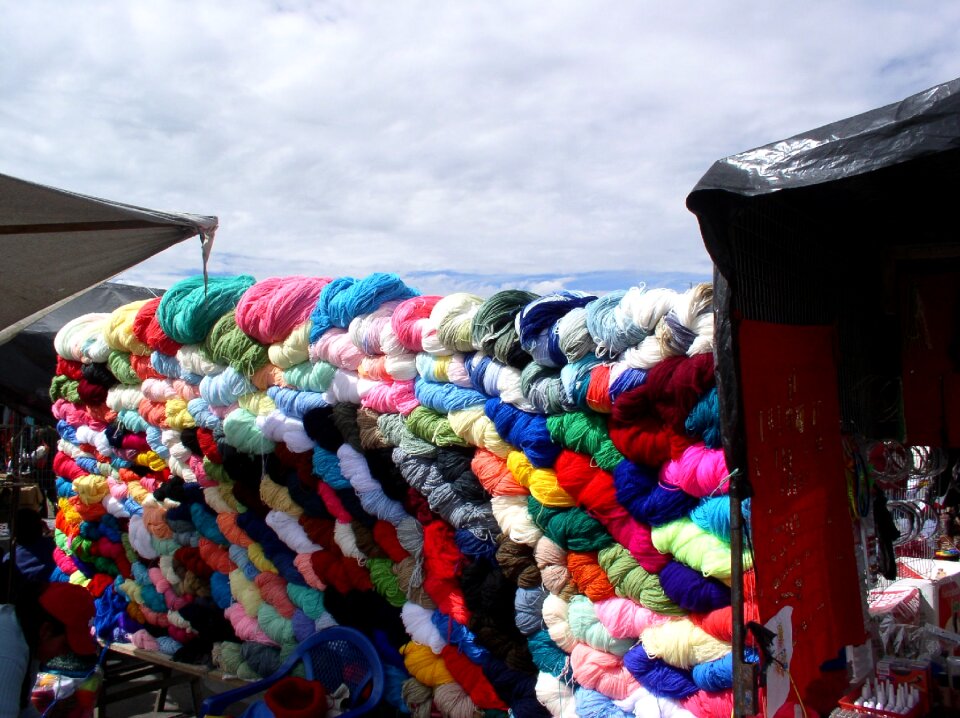 Wool market ecuador