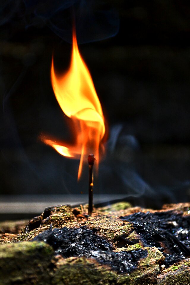 Burning flame flames