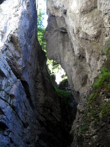 Cliff gorge landscape