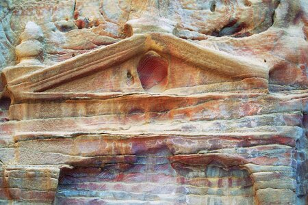 Petra the red the colorful