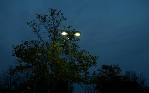 Outdoor lamp lighting photo