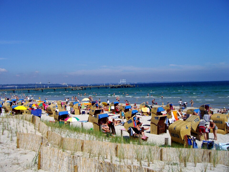 Beach leisure bridge