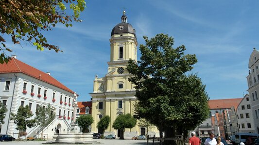 Danube river church religious photo