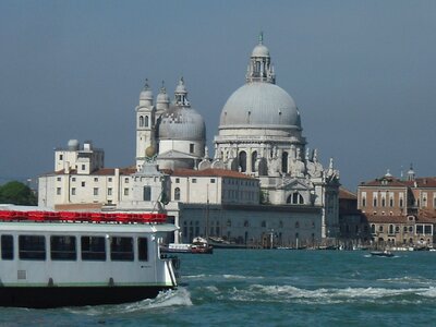 Venice boat lagoon photo