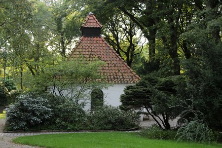 Architecture house trees