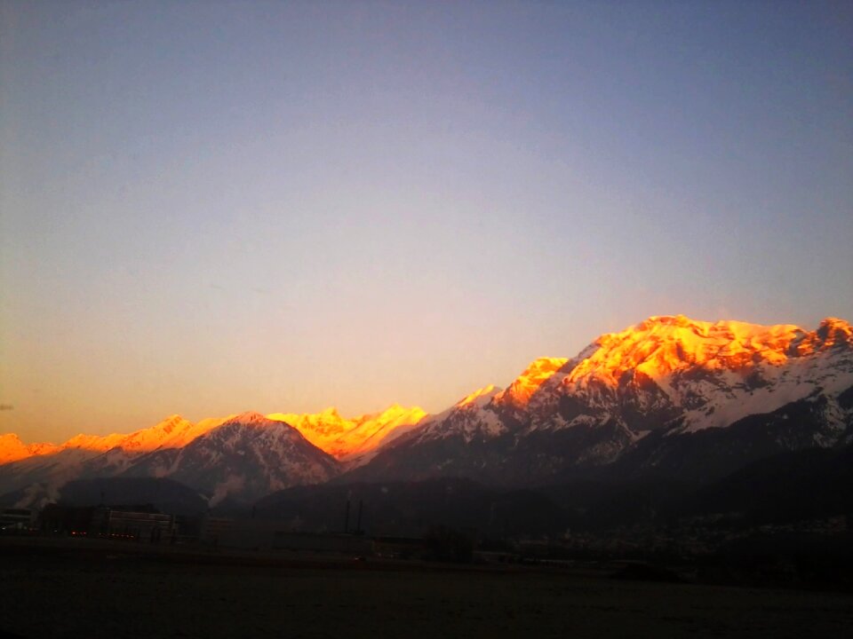 Sunrise landscape scenic