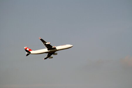 Departure sky jet photo