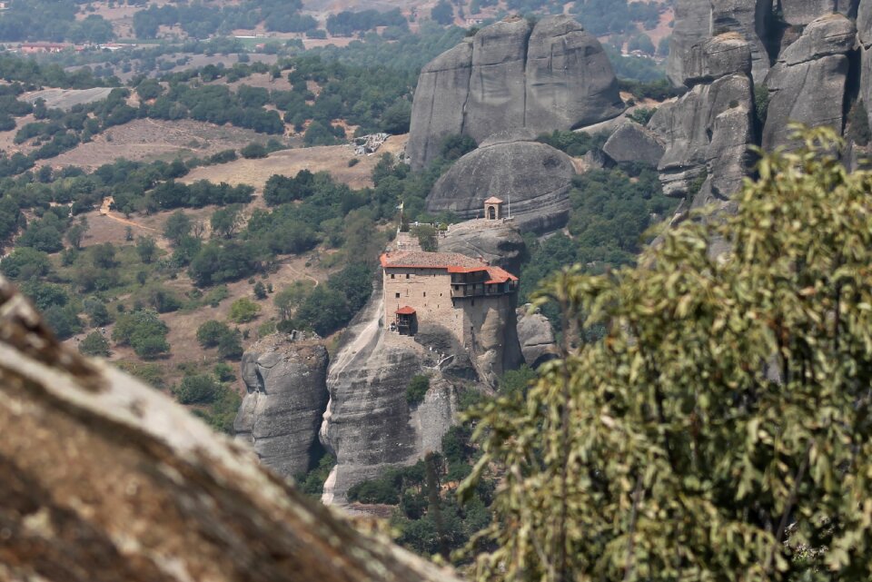 Monastery greece cliff