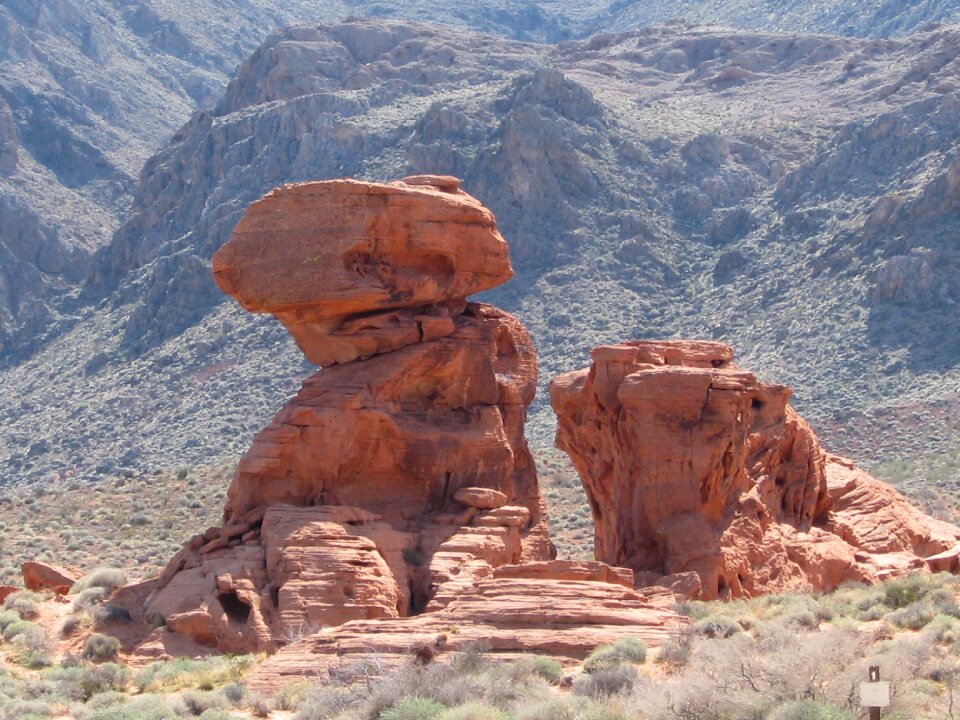 Scenery rock formation tourist attraction