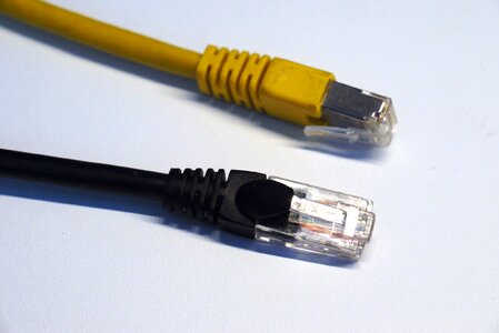 Network cables connection connexion photo