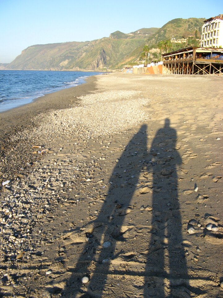Shadow in love sun