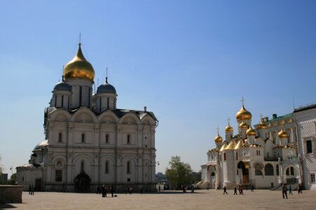 Domes 1 golden dome 4 metalic blue domes