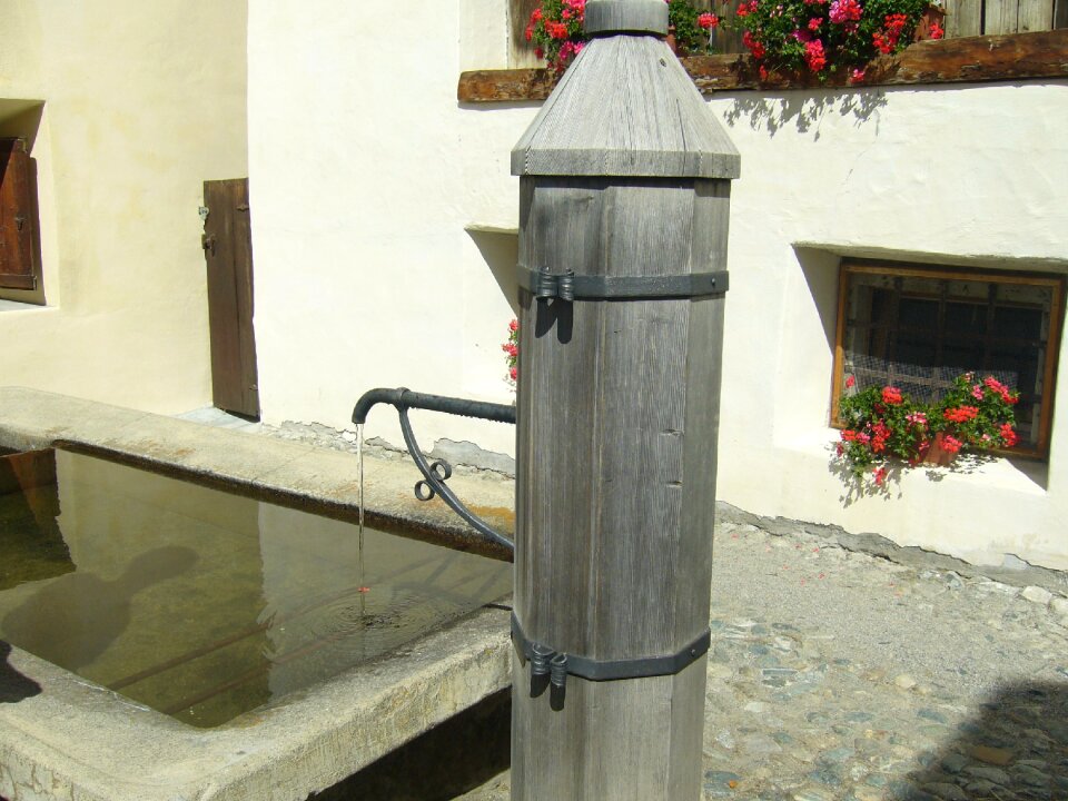 Switzerland fountain water