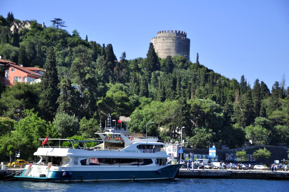 Yacht and in the the castle image