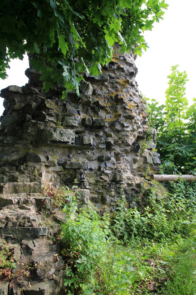 Wall ruin castle
