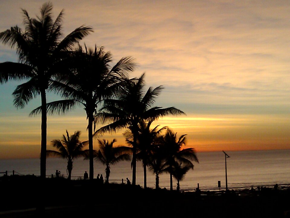 Ocean summer sunset