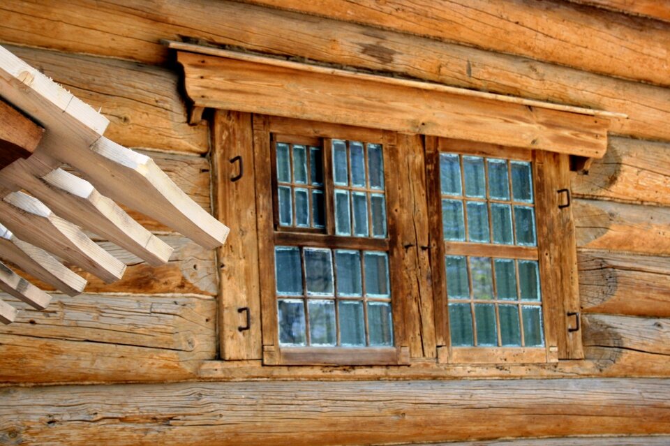 Rich brownwood color historic tzar's dwelling
