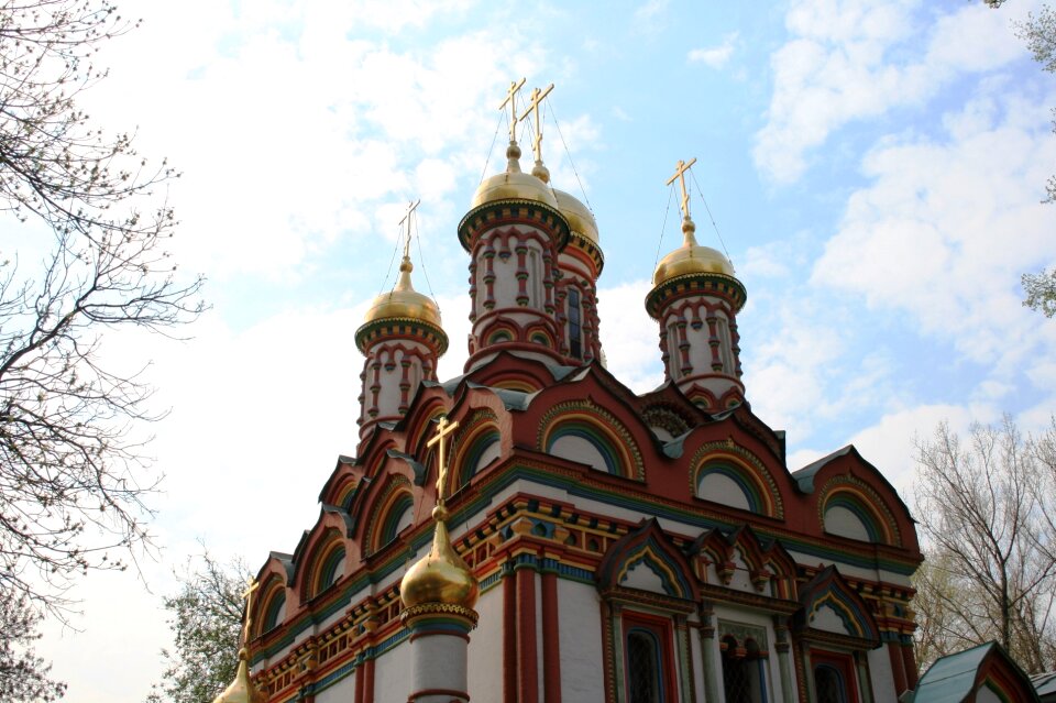 Religion multicolored towers