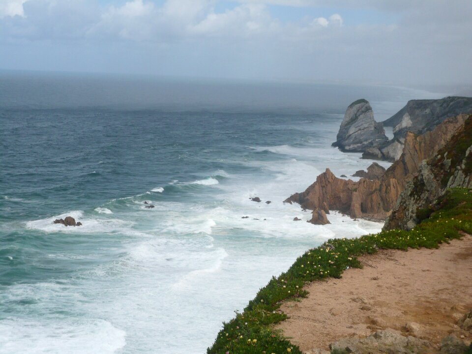 Rocks ocean landscape