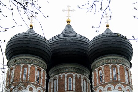 Architecture church red brick photo