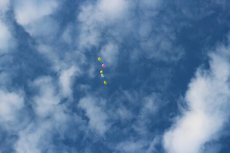 Balloon happy blue