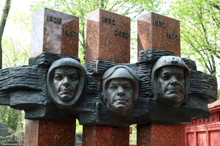 Novodevichy's graveyard rust marble