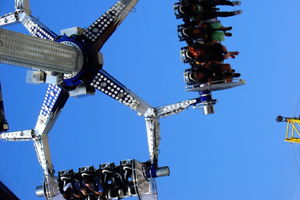 Folk festival entertainment rides