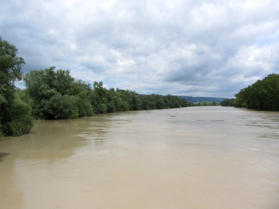 Landscape brown sky