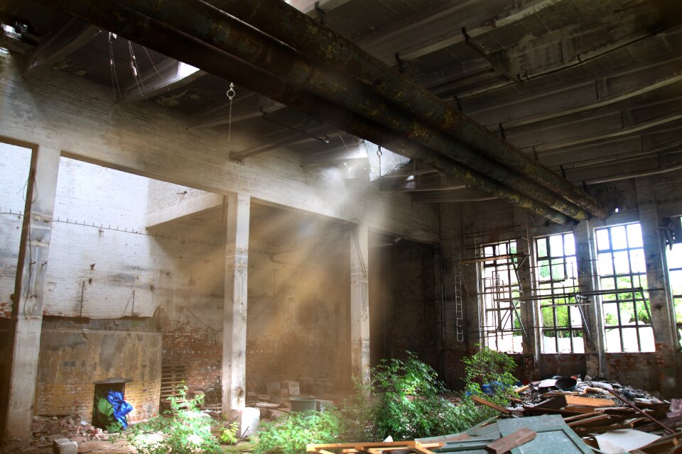 Ruin mystical light