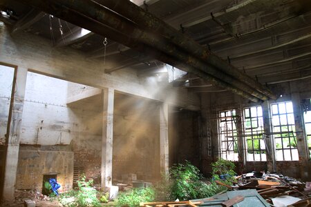 Ruin mystical light