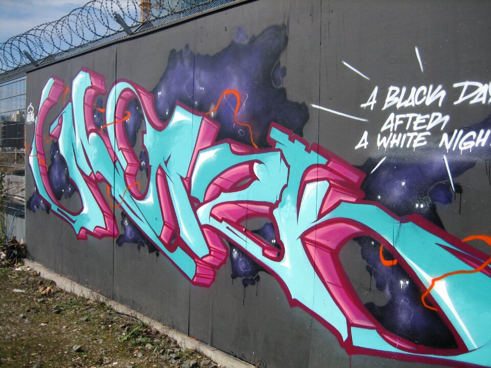 Graffiti street art font