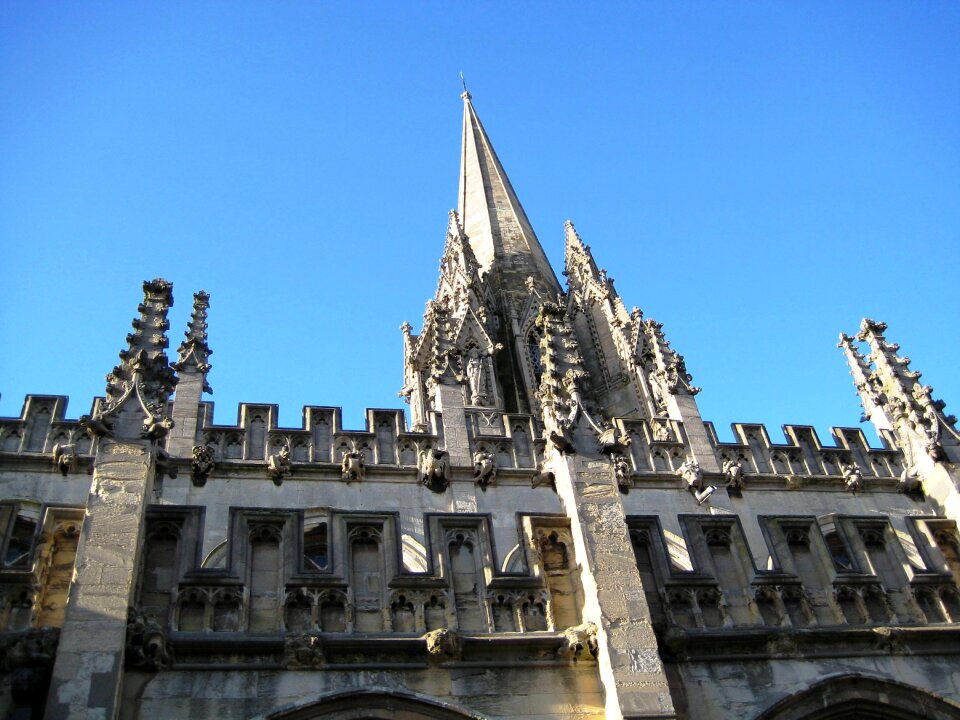Architecture sky blue