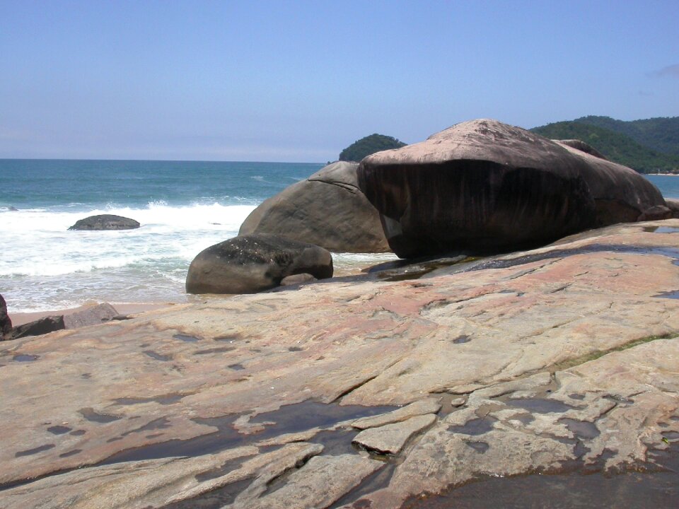 Rocks ocean sea photo