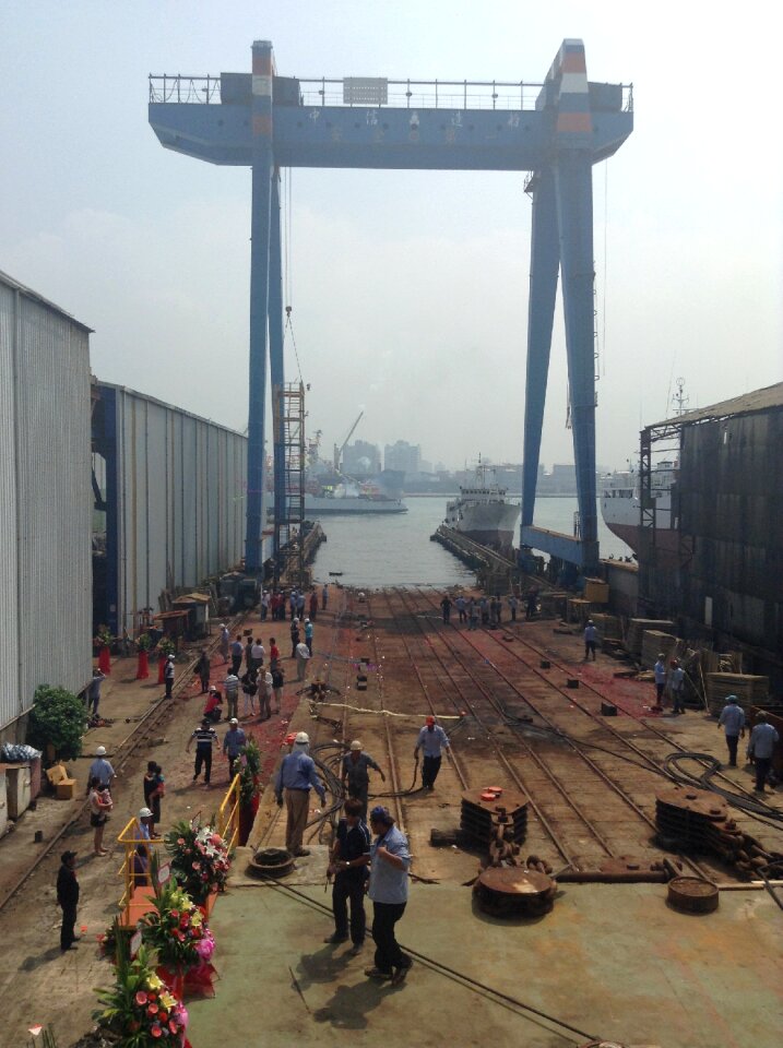 Launching fishing boat event