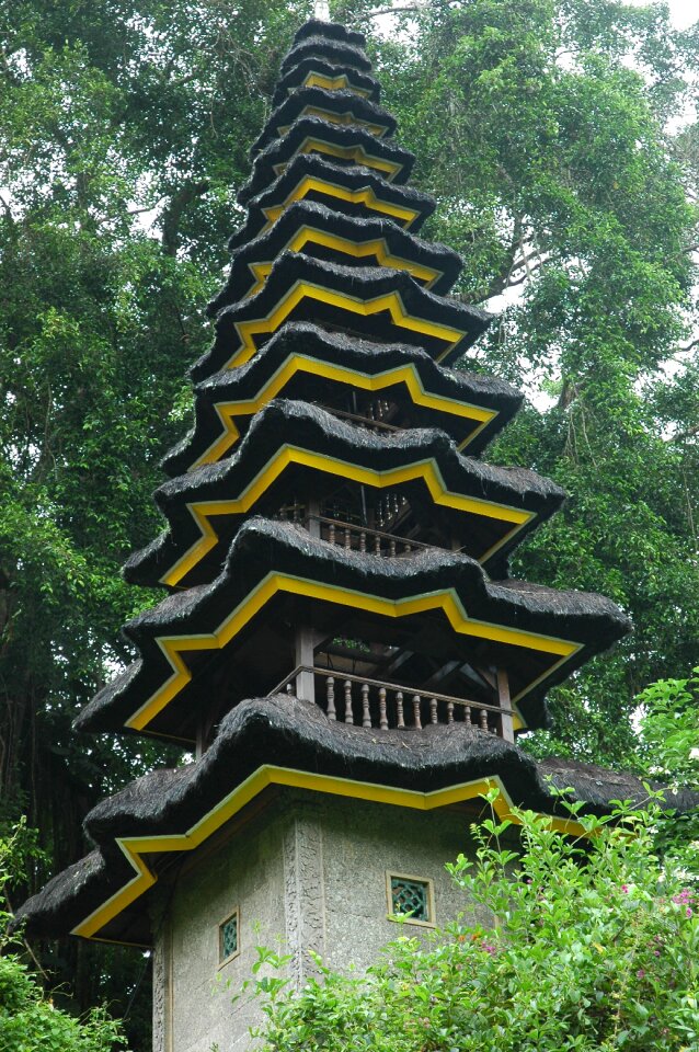 Bali temple tower