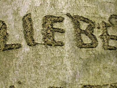 By scripture love engraved