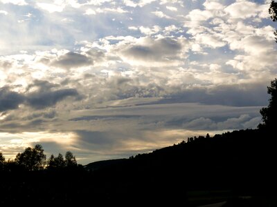 Abendstimmung sky clouds