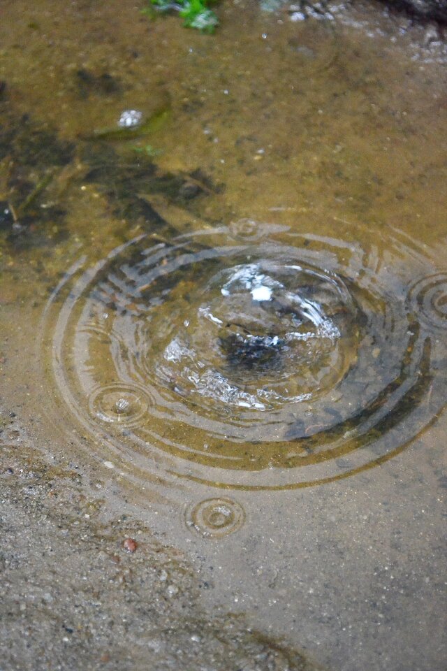 Water clear pure