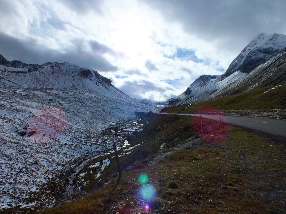 Autumn switzerland snow