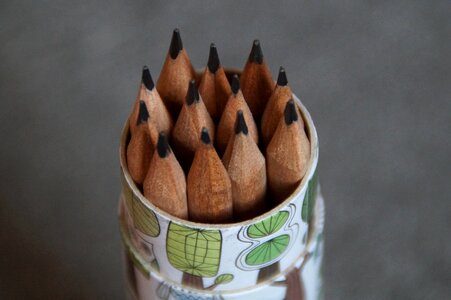 Pointed school pen photo
